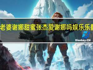 张杰谈老婆谢娜甜蜜张杰爱谢娜吗 娱乐乐翻天张杰谢娜