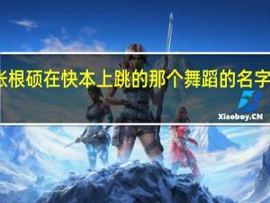 张根硕在快本上跳的那个舞蹈的名字是什么
