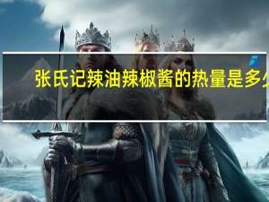 张氏记 辣油辣椒酱的热量是多少