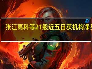 张江高科等21股近五日获机构净买入