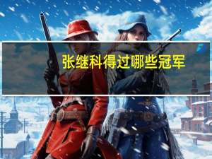 张继科得过哪些冠军