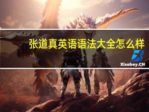 张道真英语语法大全怎么样（张道真英语语法大全 全两册）
