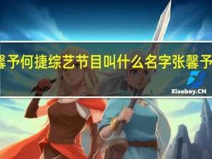 张馨予何捷综艺节目叫什么名字 张馨予何捷婚礼