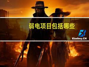 弱电项目包括哪些