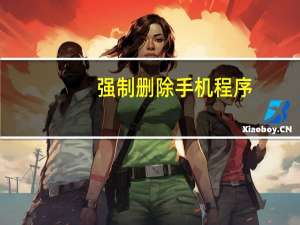 强制删除手机程序