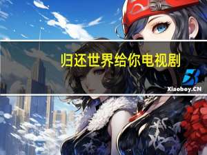 归还世界给你电视剧（归还）