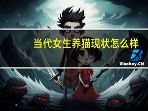 当代女生养猫现状怎么样