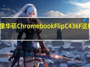 当你开始使用像华硕Chromebook Flip C436F这样的高端便携设备时