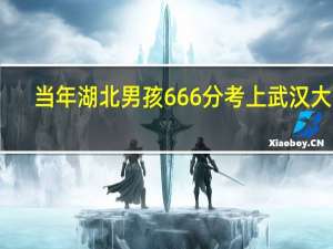 当年湖北男孩666分考上武汉大学，不甘心复读一年，后来考了多少分呢