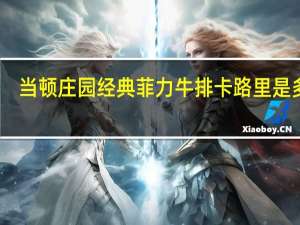 当顿庄园 经典菲力牛排卡路里是多少