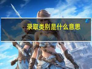 录取类别是什么意思