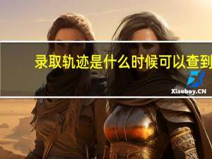 录取轨迹是什么时候可以查到
