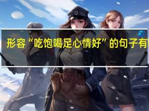 形容“吃饱喝足心情好”的句子有哪些