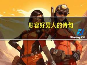 形容好男人的诗句
