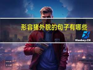 形容猪外貌的句子有哪些