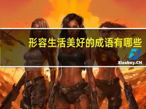 形容生活美好的成语有哪些（形容生活美好的成语）