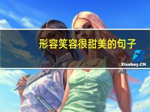 形容笑容很甜美的句子