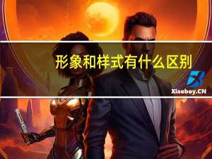 形象和样式有什么区别