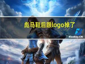 彪马鞋后跟logo掉了