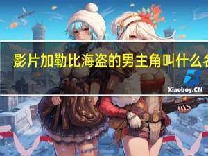 影片加勒比海盗的男主角叫什么名字