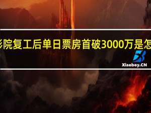 影院复工后单日票房首破3000万是怎么回事