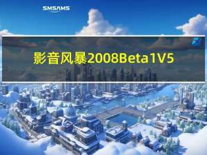 影音风暴 2008 Beta1 V5.0 简体中文安装版（影音风暴 2008 Beta1 V5.0 简体中文安装版功能简介）