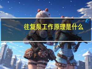 往复泵工作原理是什么