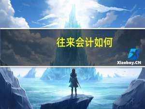 往来会计如何