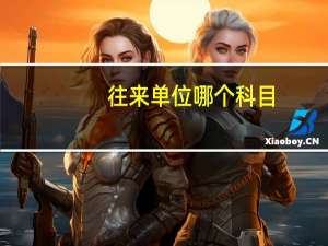 往来单位哪个科目
