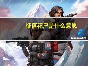 征信花户是什么意思