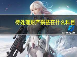 待处理财产损益在什么科目