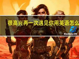 很高兴再一次遇见你用英语怎么写