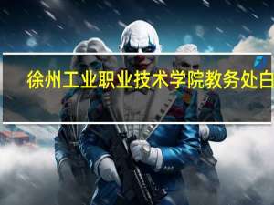 徐州工业职业技术学院教务处白飞（徐州工业职业技术学院教务处）