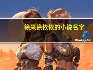 徐来徐依依的小说名字（徐来徐依依的小说）