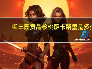 御丰园 贡品核桃酥卡路里是多少