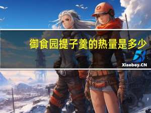 御食园 提子羹的热量是多少