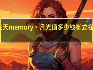 御龙在天memory丶月光值多少钱 御龙在天月光装备