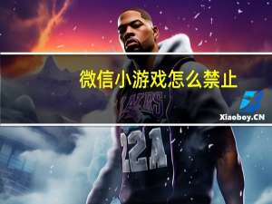 微信小游戏怎么禁止