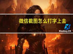 微信截图怎么打字上去（ps怎么打字上去）
