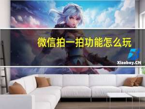 微信拍一拍功能怎么玩