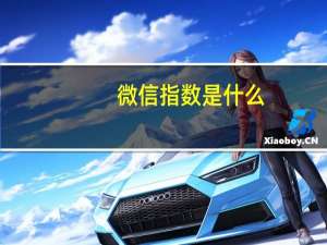 微信指数是什么（微信指数）