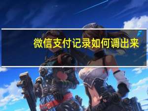 微信支付记录如何调出来（微信支付记录）