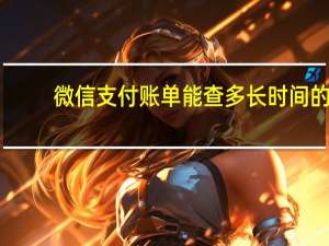 微信支付账单能查多长时间的