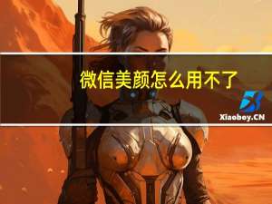 微信美颜怎么用不了（微信美颜怎么用）