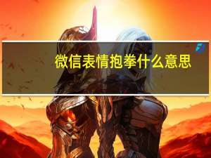 微信表情抱拳什么意思