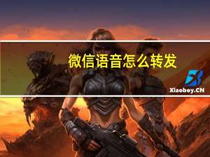 微信语音怎么转发（微信语音怎么转发）