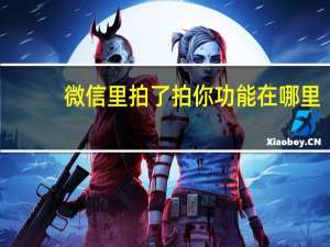 微信里拍了拍你功能在哪里（微信里拍了拍你怎么弄）