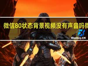 微信80状态背景视频没有声音吗 微信8.0状态持续多久