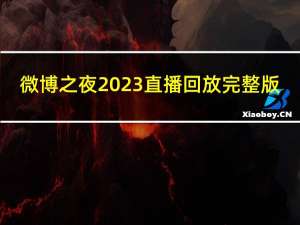 微博之夜2023直播回放完整版（微博俩宝）