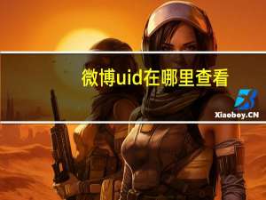 微博uid在哪里查看（什么是微博uid 怎么查看微博uid）